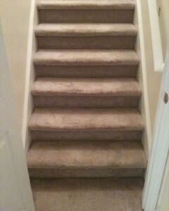carpet cleaning stairs after